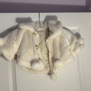 Elegant Cream Kids Jacket